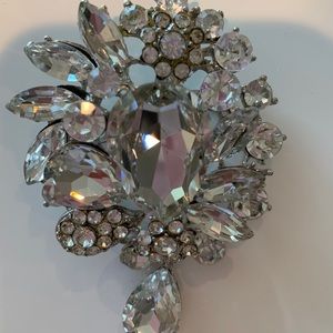 Dazzling Crystal Diamond Brooch